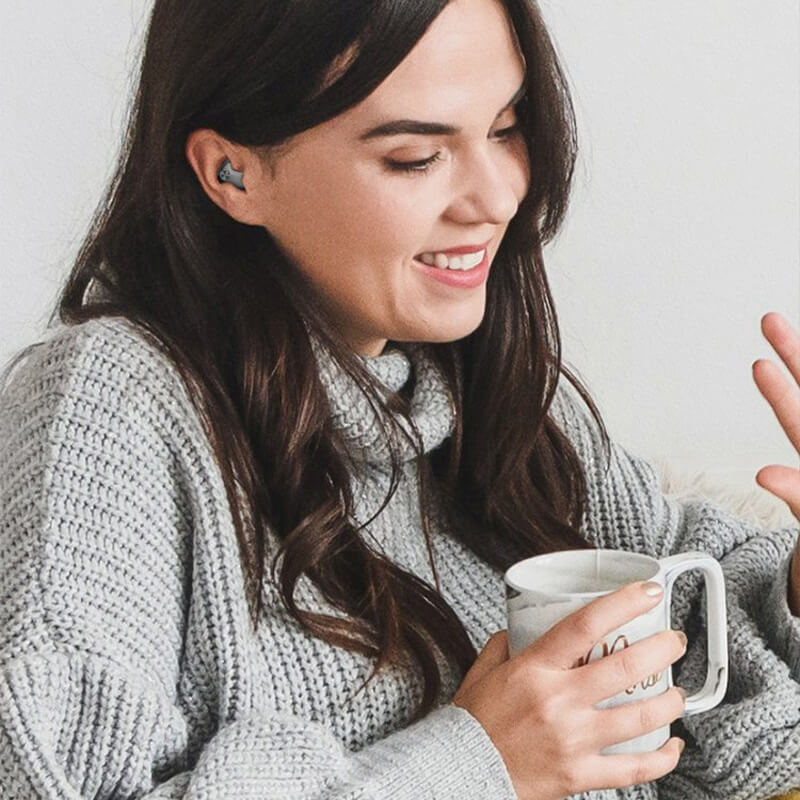 SomnioBuds Slaapoordopjes | Ultra Dun & Ergonomisch | Noise Cancelling | Waterdicht IPX5 & 24u Batterij