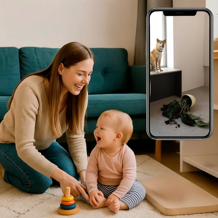 Draadloze Beveiligingscamera Mini Spy met Bewegingsdetectie en Nachtzicht