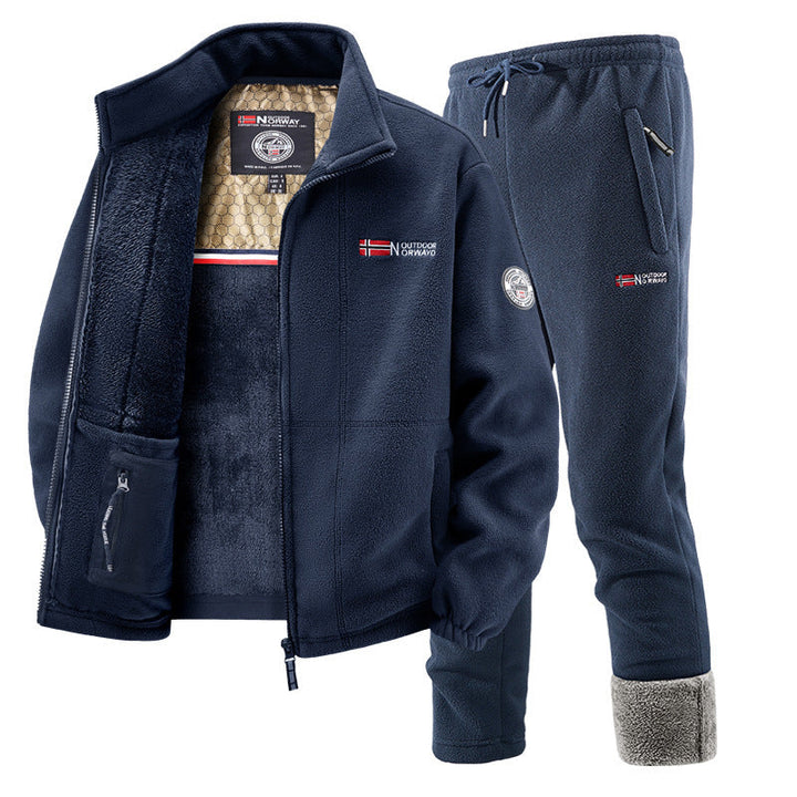 Dames Joggingpak met Fleece Vest en Joggingbroek