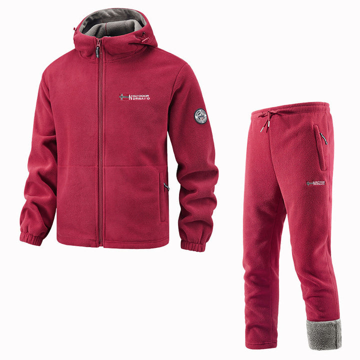 Dames Joggingpak met Fleece Vest en Joggingbroek