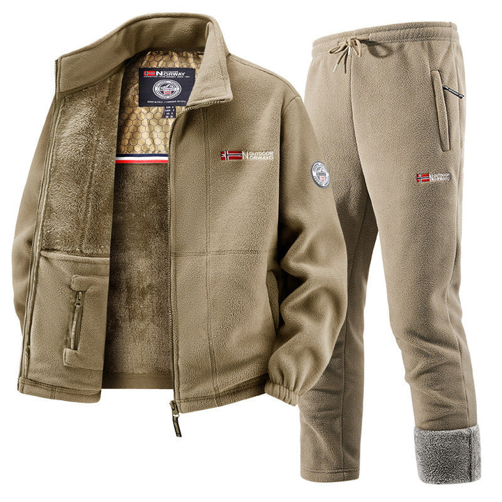 Dames Joggingpak met Fleece Vest en Joggingbroek