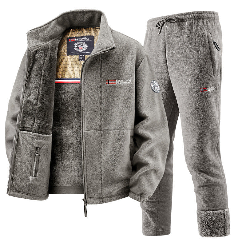 Dames Joggingpak met Fleece Vest en Joggingbroek