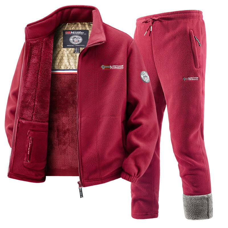 Dames Joggingpak met Fleece Vest en Joggingbroek