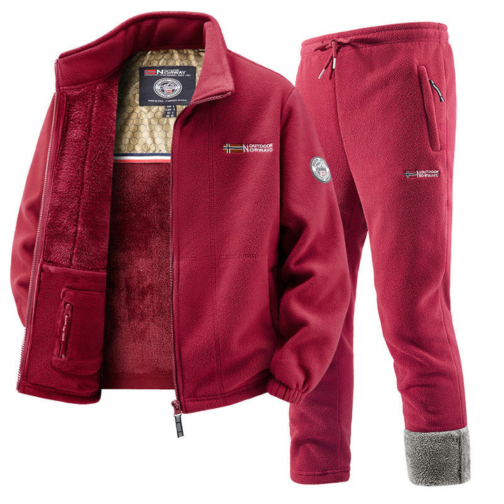 Dames Joggingpak met Fleece Vest en Joggingbroek