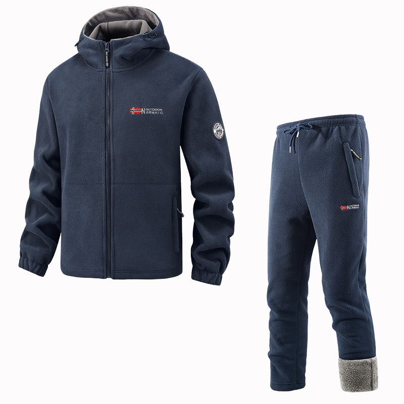 Dames Joggingpak met Fleece Vest en Joggingbroek