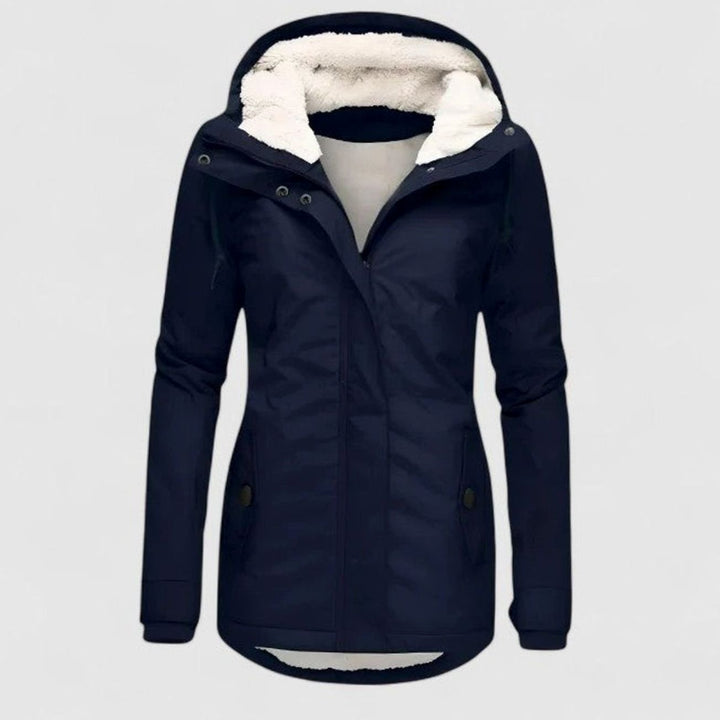 Dames Winterjas met Fleece Voering en Capuchon – Waterdicht