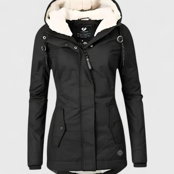 Dames Winterjas met Fleece Voering en Capuchon – Waterdicht