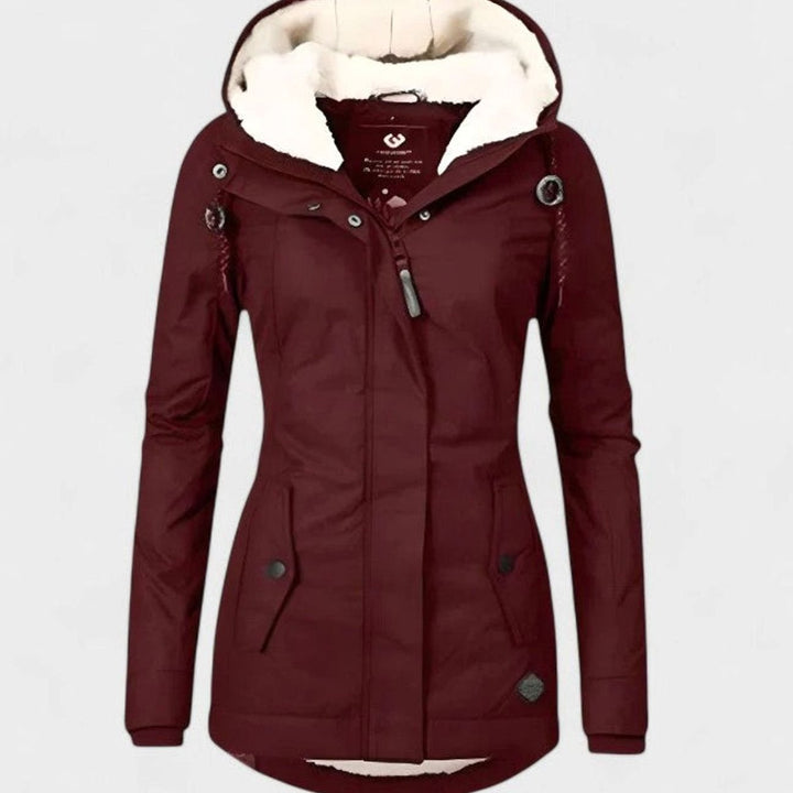 Dames Winterjas met Fleece Voering en Capuchon – Waterdicht