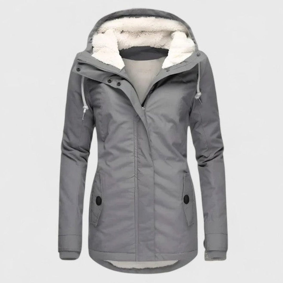 Dames Winterjas met Fleece Voering en Capuchon – Waterdicht