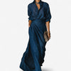 Maxi-overslagblousejurk voor dames